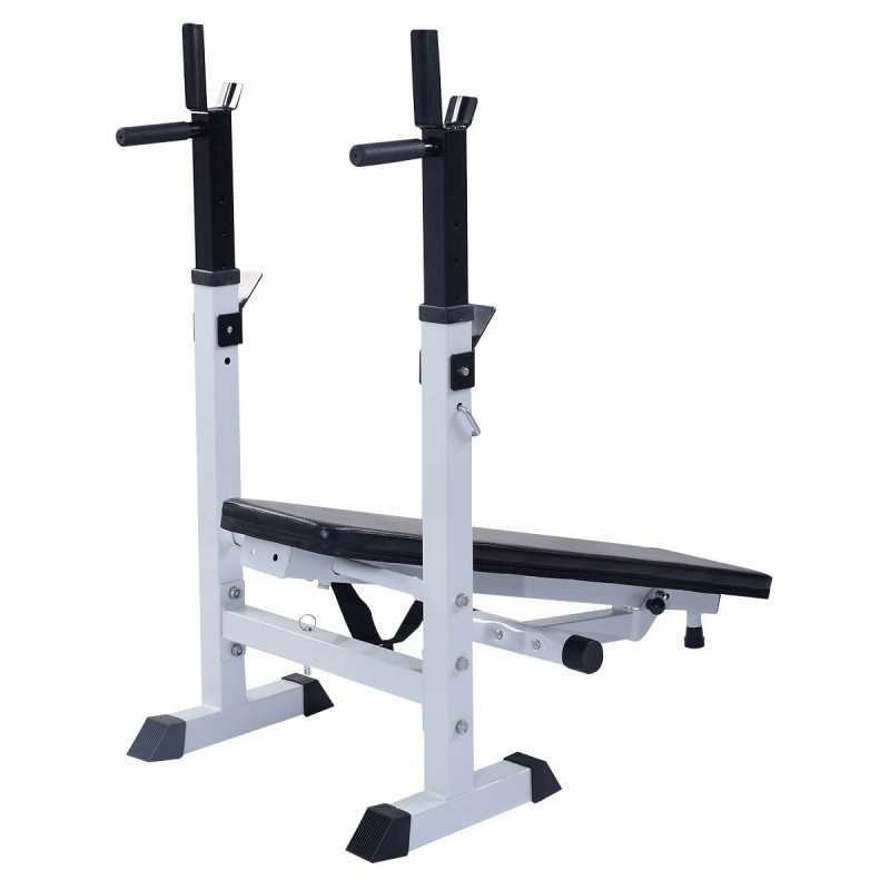 Скамья для жима 3 в 1 WCG 2020 + Штанга + Гантели Набор Premium 90 кг + Гиря 12 кг в Подарок