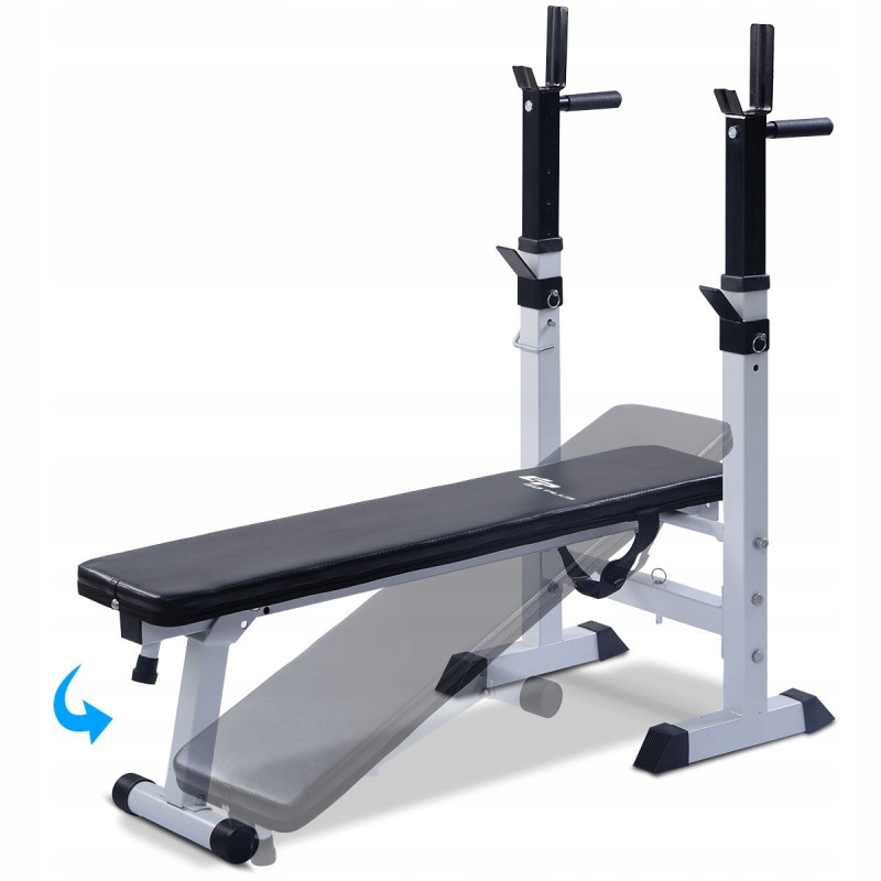 Скамья для жима 3 в 1 WCG 2020 + Штанга + Гантели Набор Premium 90 кг + Гиря 12 кг в Подарок