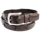 Женский кожаный ремень, поясок Farnese, Италия, коричневый