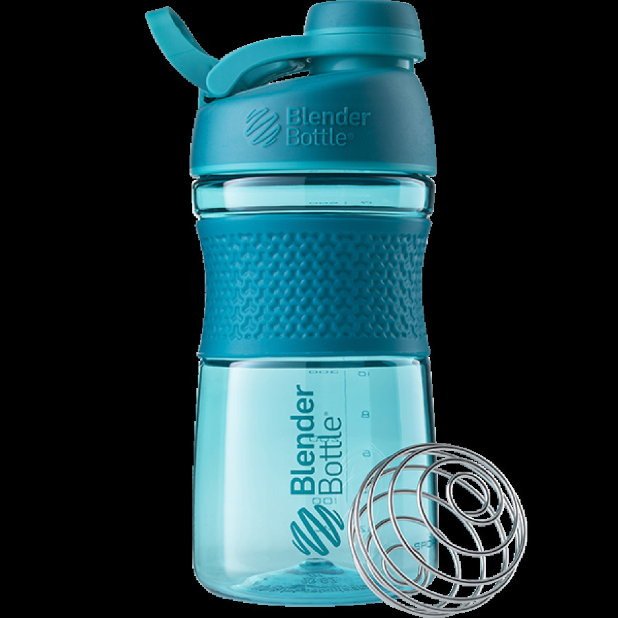 Шейкер спортивний (пляшка) BlenderBottle SportMixer Twist 20oz/590ml Teal (Original)
