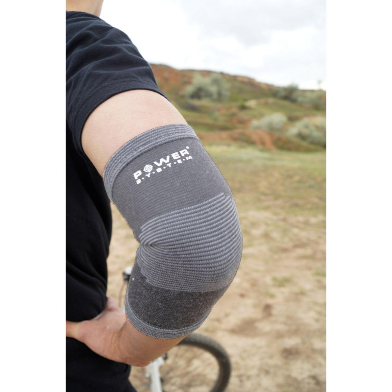 Налокітники Power System PS-6001 Elbow Support Grey (2шт.) M