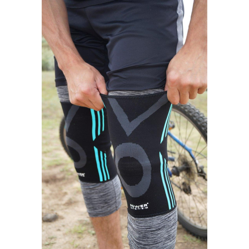 Наколінники Power System PS-6021 Knee Support Evo Black/Blue (пара) L