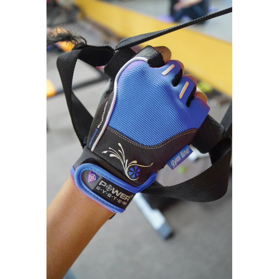 Рукавички для фітнесу Power System PS-2570 Woman’s Power жіночі Blue S