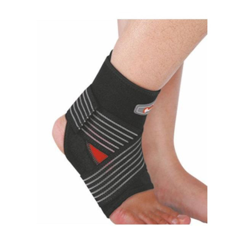 Бандаж на голеностоп Power System PS-6013 Neo Knee Support Black/Red (1шт.), Размер L, Черный