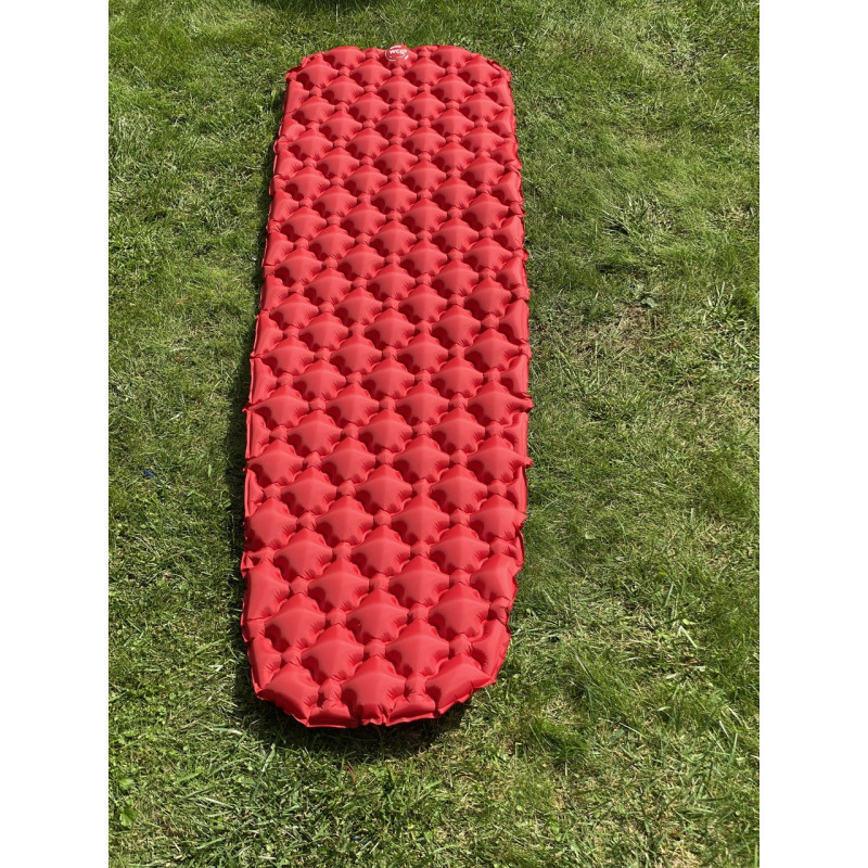 Надувной каремат походный, туристический WCG для кемпинга (красный)