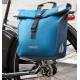 Велосипедная сумка на багажник с дождевиком 25L Bikemate 804019-1 синяя