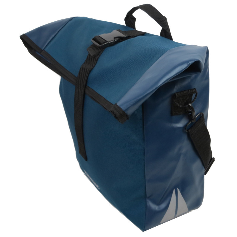 Велосипедная сумка на багажник с дождевиком 25L Bikemate 804019-1 синяя