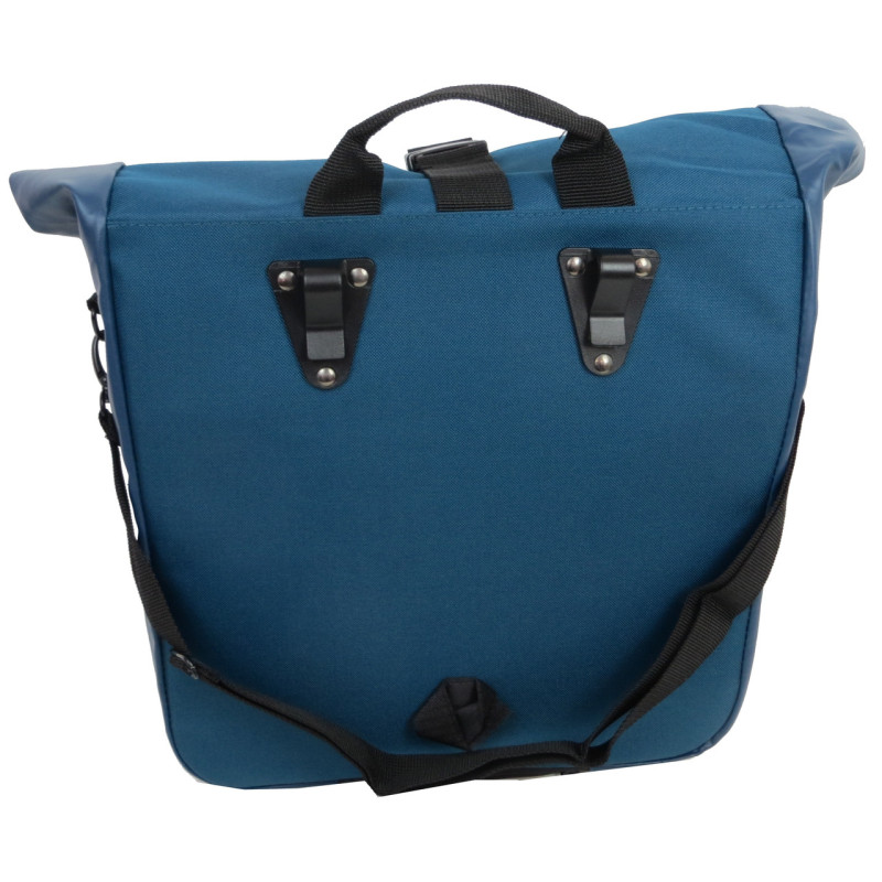 Велосипедная сумка на багажник с дождевиком 25L Bikemate 804019-1 синяя