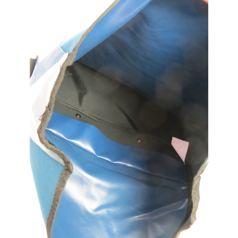 Велосипедная сумка на багажник с дождевиком 25L Bikemate 804019-1 синяя