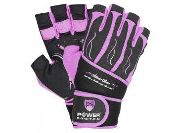 Рукавички для фітнесу Power System PS-2710 Fitness Chica жіночі Pink S