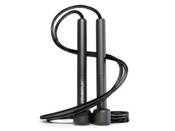 Скакалка PowerPlay 4201 Basic Jump Rope Чорна (2,8m.)