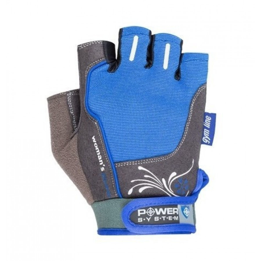 Рукавички для фітнесу Power System PS-2570 Woman’s Power жіночі Blue S