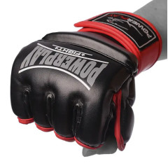 Перчатки для MMA PowerPlay 3058 Черно-Красные S