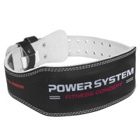 Пояс для тяжелой атлетики Power System PS-3100 Power, M, кожа, черный