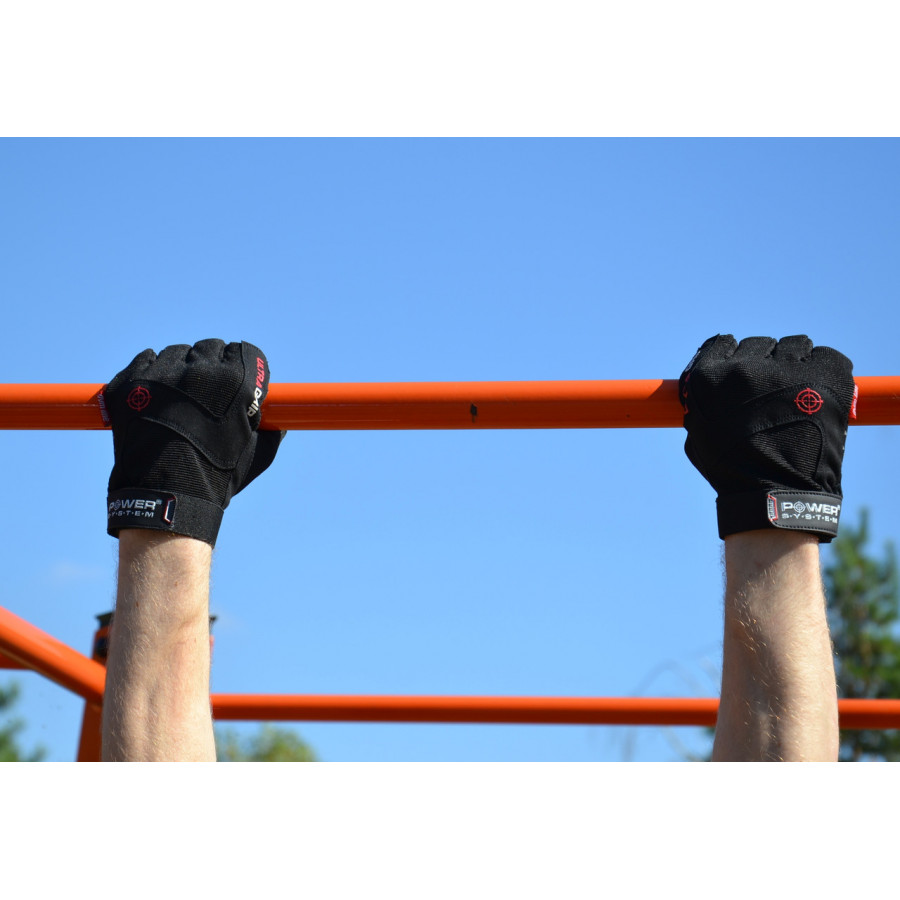 Рукавички для фітнесу Power System PS-2400 Ultra Grip Black S