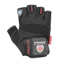 Рукавички для фітнесу Power System PS-2550 Get Power Black L Рукавички для фітнесу Power System PS-2550 Get Power Black L