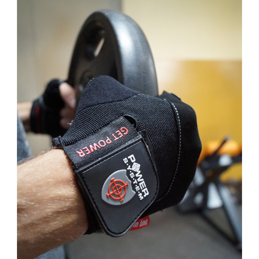 Рукавички для фітнесу Power System PS-2550 Get Power Black L