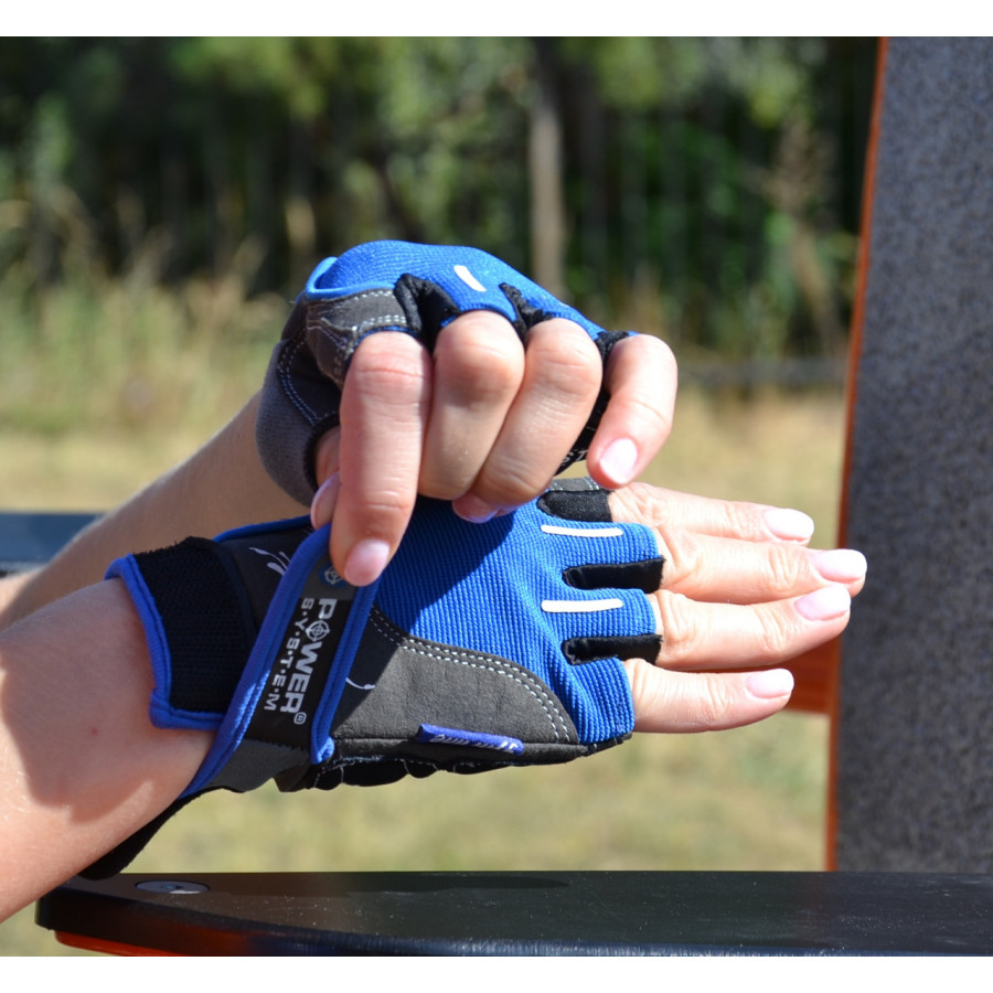 Рукавички для фітнесу Power System PS-2570 Woman’s Power жіночі Blue S