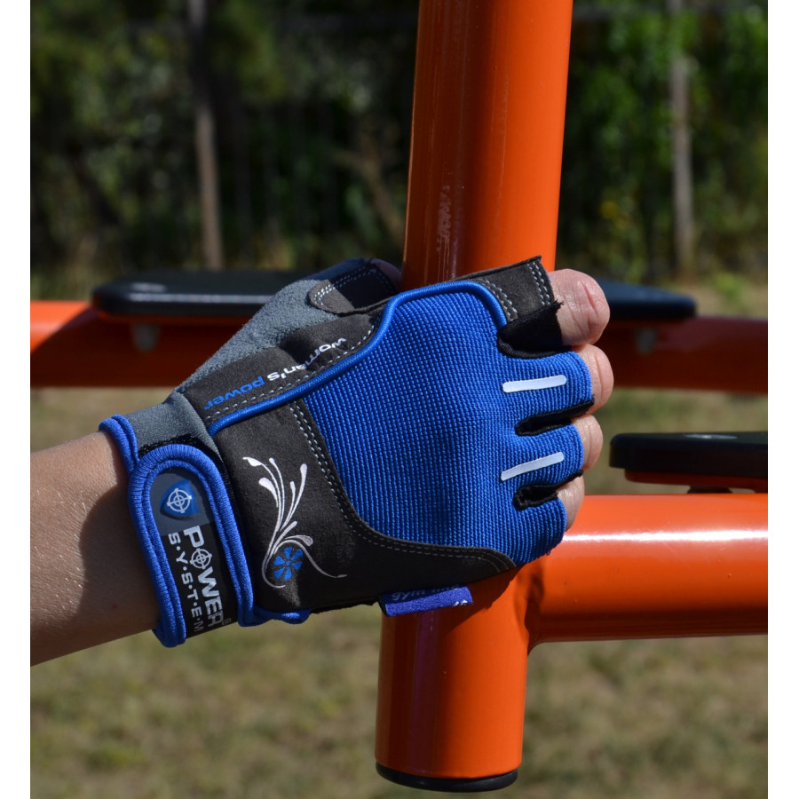 Рукавички для фітнесу Power System PS-2570 Woman’s Power жіночі Blue S