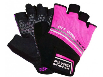 Рукавички для фітнесу Power System PS-2920 Fit Girl Evo Pink M