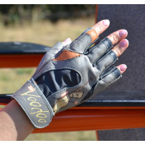 Рукавички для фітнесу MadMax MFG-921 Voodoo Light grey/orange S Рукавички для фітнесу MadMax MFG-921 Voodoo Light grey/orange S