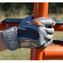 Рукавички для фітнесу MadMax MFG-921 Voodoo Light grey/orange S Рукавички для фітнесу MadMax MFG-921 Voodoo Light grey/orange S