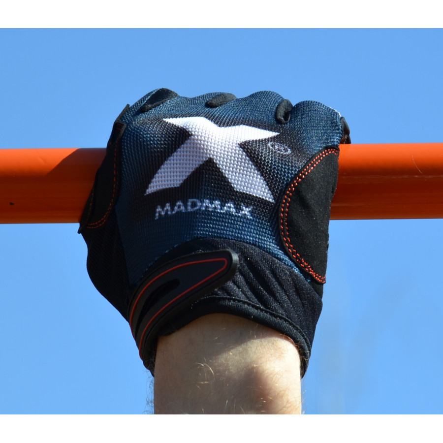 Рукавички для фітнесу MadMax MXG-102 X Gloves Black/Grey/White L