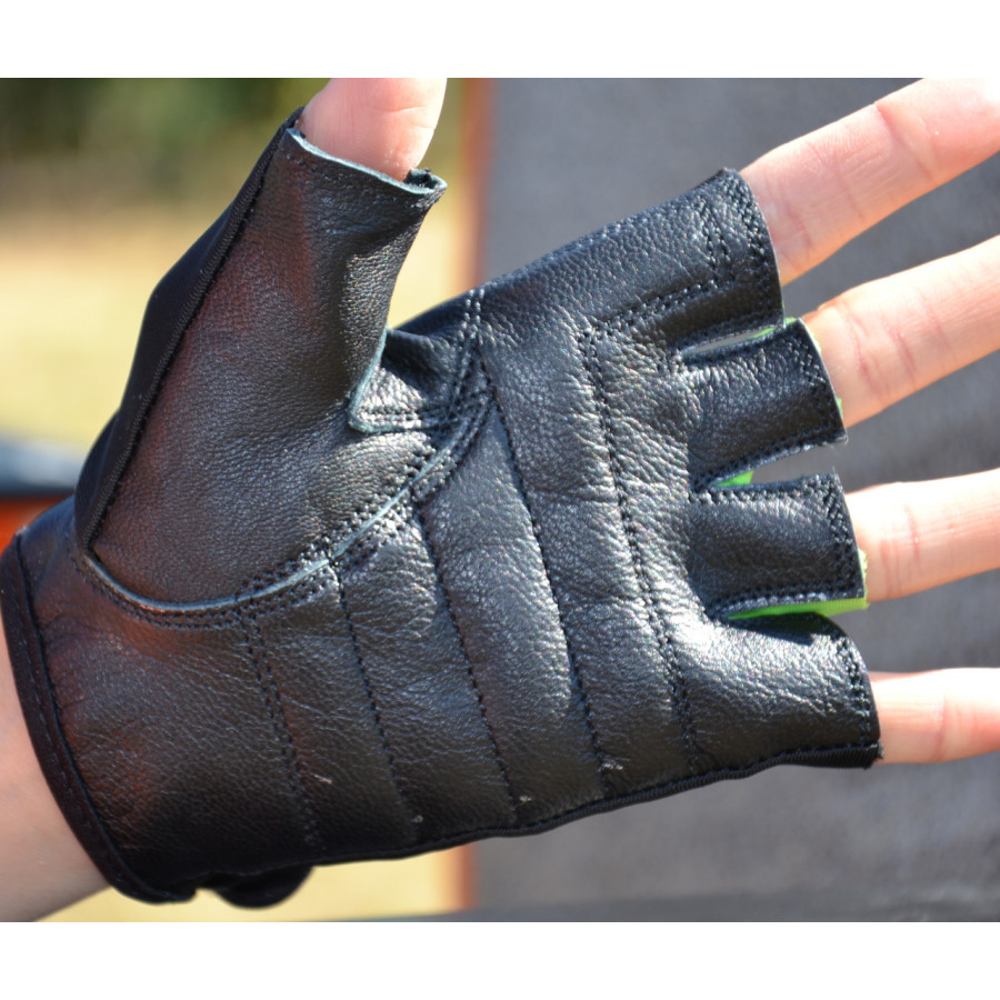 Рукавички для фітнесу MadMax MFG-251 Rainbow Green S