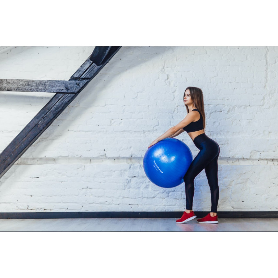 М'яч для фітнесу (фітбол) Power System PS-4013 Ø75 cm PRO Gymball Blue