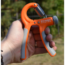 Еспандер кистьовий Power System PS-4021 з регульованим навантаженням 10-40 кг. Power Hand Grip Orange Еспандер кистьовий Power System PS-4021 з регульованим навантаженням 10-40 кг. Power Hand Grip Orange