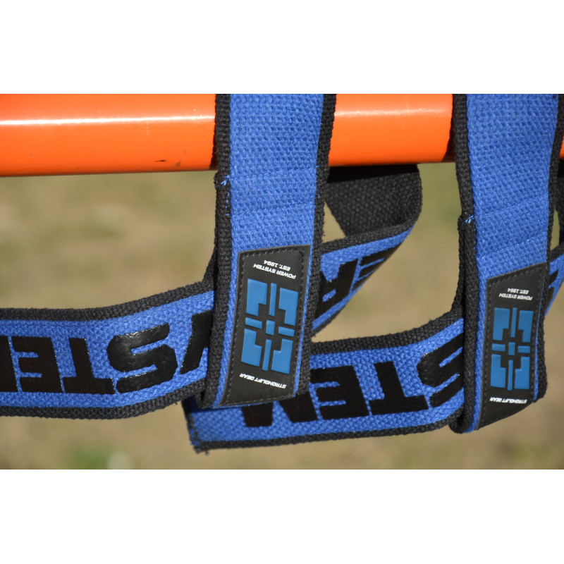 Лямки для тяги Power System PS-3401 Lifting Straps Duplex Black/Blue