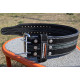 Пояс для пауерліфтингу Power System PS-3800 PowerLifting шкіряний Black/Grey Line L
