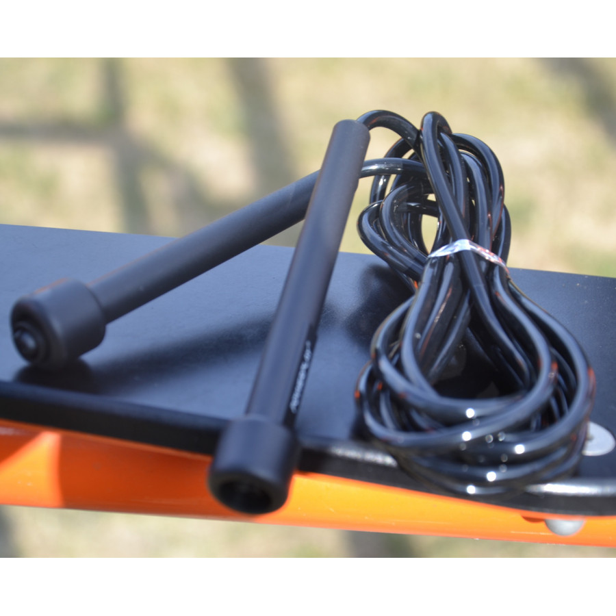 Скакалка PowerPlay 4201 Basic Jump Rope Чорна (2,8m.)