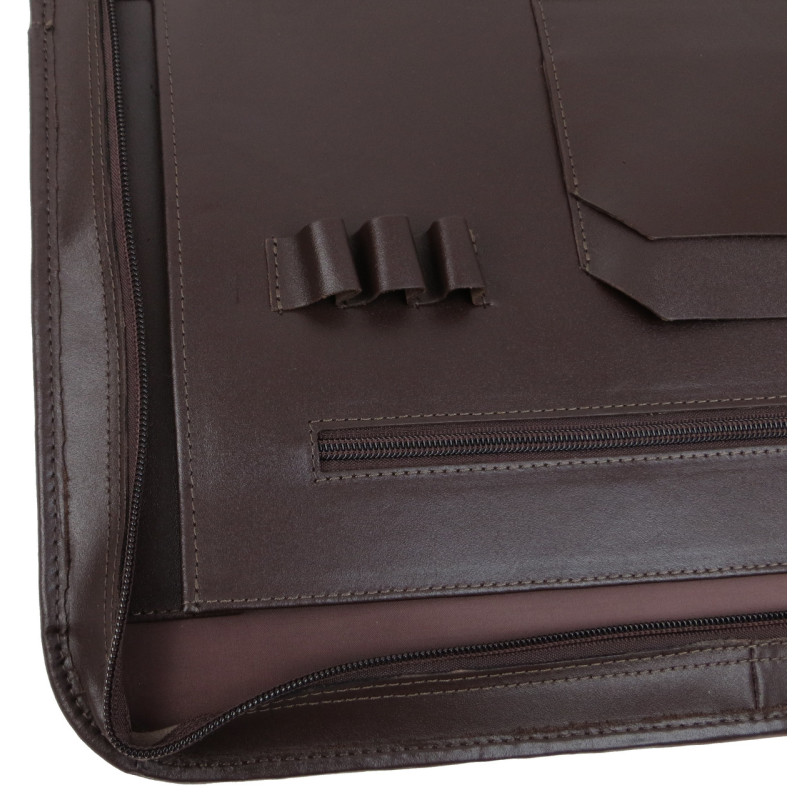 Ділова папка Portfolio коричнева