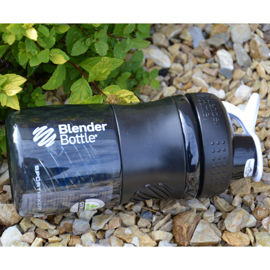 Шейкер спортивний (пляшка) BlenderBottle SportMixer Flip 20oz/590ml Black/White