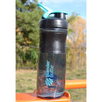 Шейкер спортивний (пляшка) BlenderBottle SportMixer Flip 28oz/820ml Black/Teal Шейкер спортивний (пляшка) BlenderBottle SportMixer Flip 28oz/820ml Black/Teal