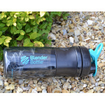 Шейкер спортивний (пляшка) BlenderBottle SportMixer Flip 28oz/820ml Black/Teal Шейкер спортивний (пляшка) BlenderBottle SportMixer Flip 28oz/820ml Black/Teal