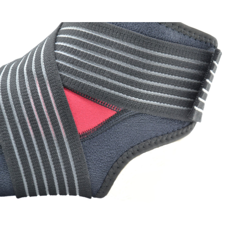 Бандаж на гомілкостоп Power System PS-6013 Neo Knee Support Black/Red (1шт.) M