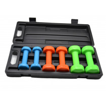Набір гантелей в кейсі 6 кг. PowerPlay 4103 Fitness Dumbells (2шт.*0,5кг. 2шт.*1кг. 2шт.*1,5кг.) Набір гантелей в кейсі 6 кг. PowerPlay 4103 Fitness Dumbells (2шт.*0,5кг. 2шт.*1кг. 2шт.*1,5кг.)