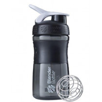 Шейкер спортивний (пляшка) BlenderBottle SportMixer Flip 20oz/590ml Black/White Шейкер спортивний (пляшка) BlenderBottle SportMixer Flip 20oz/590ml Black/White
