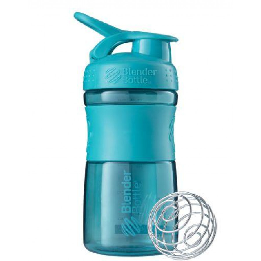 Шейкер спортивний (пляшка) BlenderBottle SportMixer Flip 20oz/590ml Teal