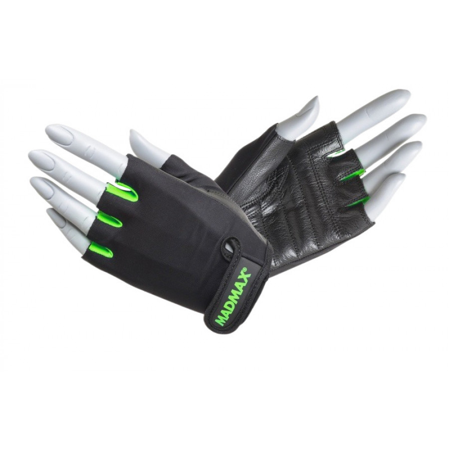 Рукавички для фітнесу MadMax MFG-251 Rainbow Green S