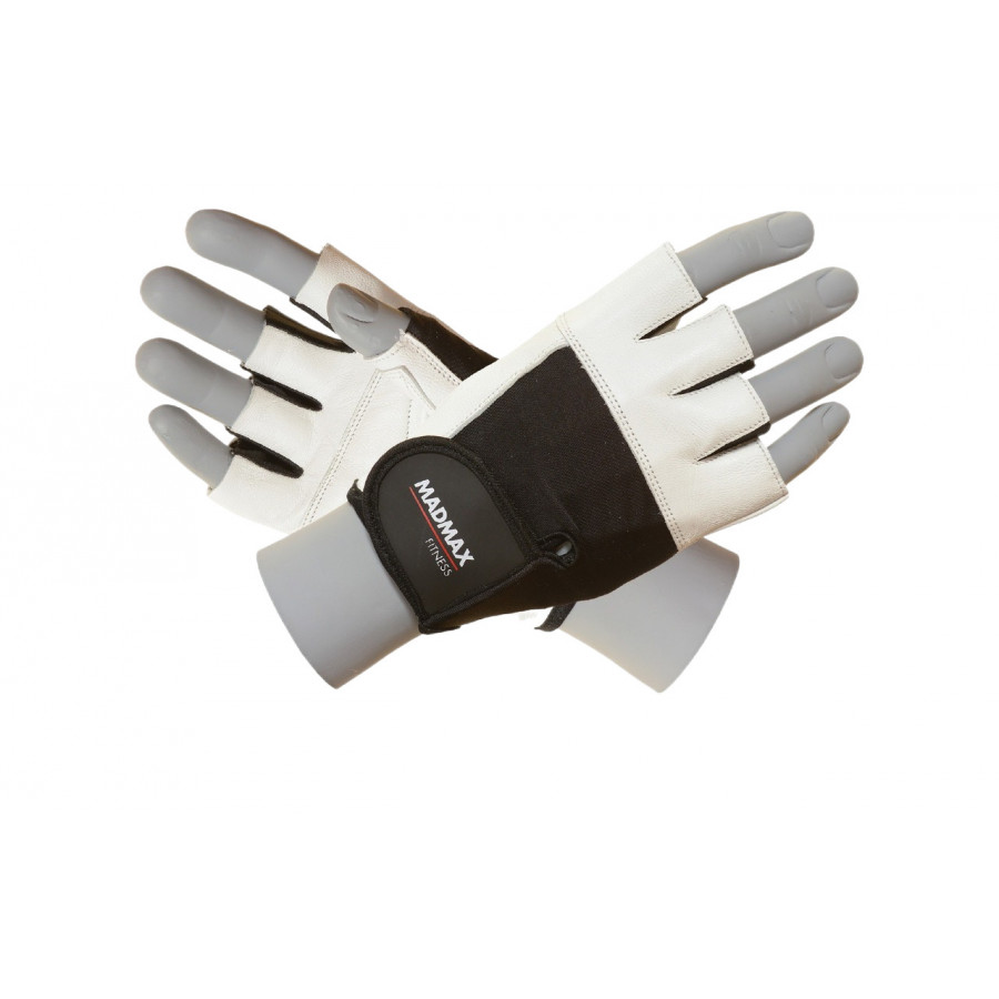 Рукавички для фітнесу MadMax MFG-444 Fitness White M