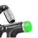 Эспандер кистевой PowerPlay PP-4323 с регулируемой нагрузкой 10-40 кг, Strength Grip, Черно-зеленый