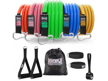 Набір трубчастих еспандерів PowerPlay PP-4102 Expander Set 5шт. (до 35 кг.)
