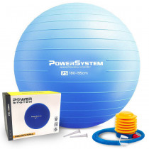 М'яч для фітнесу (фітбол) Power System PS-4013 Ø75 cm PRO Gymball Blue М'яч для фітнесу (фітбол) Power System PS-4013 Ø75 cm PRO Gymball Blue
