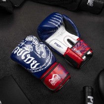 Боксерські рукавиці Phantom Muay Thai Blue 10 унцій (бинти в подарунок)