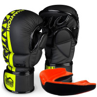 Перчатки для ММА Phantom APEX Sparring NEON L/XL (кепка в подарок)