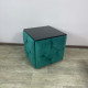 Пуф-трансформер 5в1 Остин-1 со столиком велюр изумрудный/черный 8-5-9003