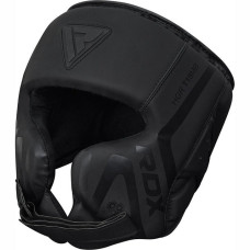 Боксерський шолом RDX T15 Noir Cheek Protector Matte Black M